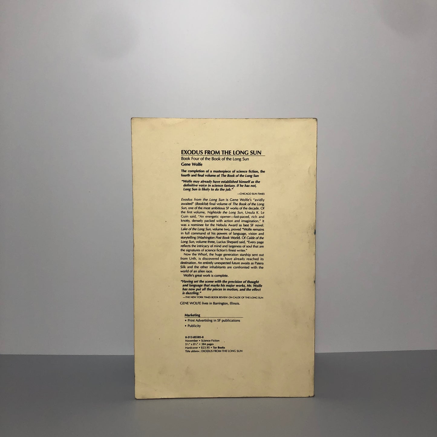 Exodus from the Long Sun by Gene Wolfe (Uncorrected Proof, VG)