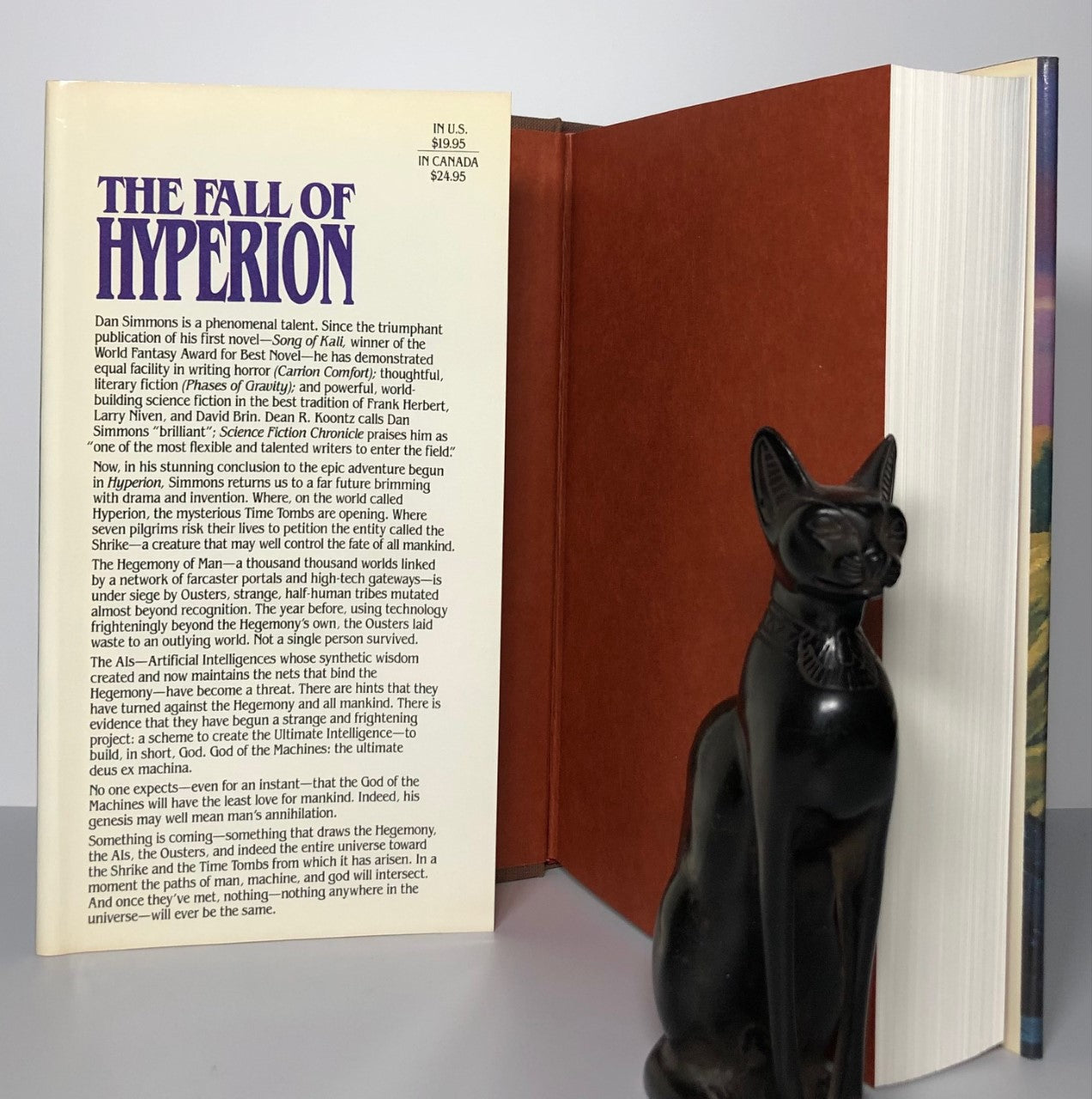 Fall of Hyperion by Dan Simmons (First Edition, First Print, HC, F)