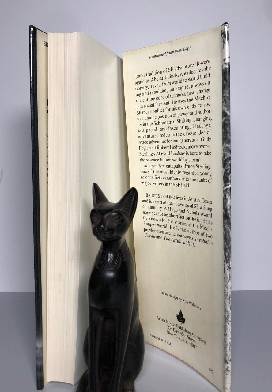 Schismatrix by Bruce Sterling (First Edition, First Print, HC, VF)