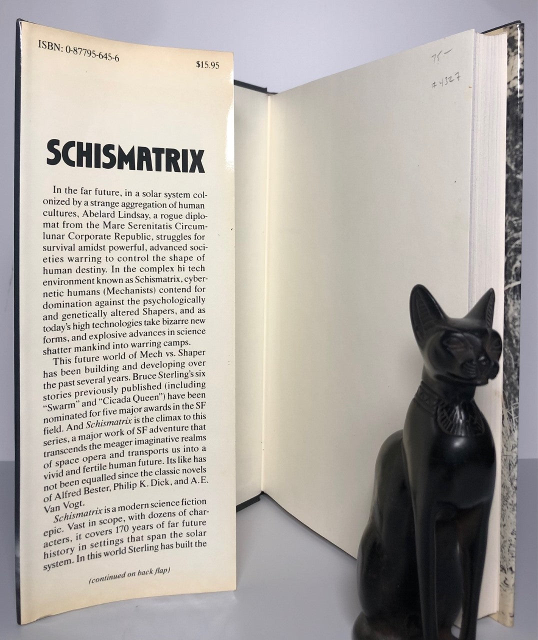 Schismatrix by Bruce Sterling (First Edition, First Print, HC, F)