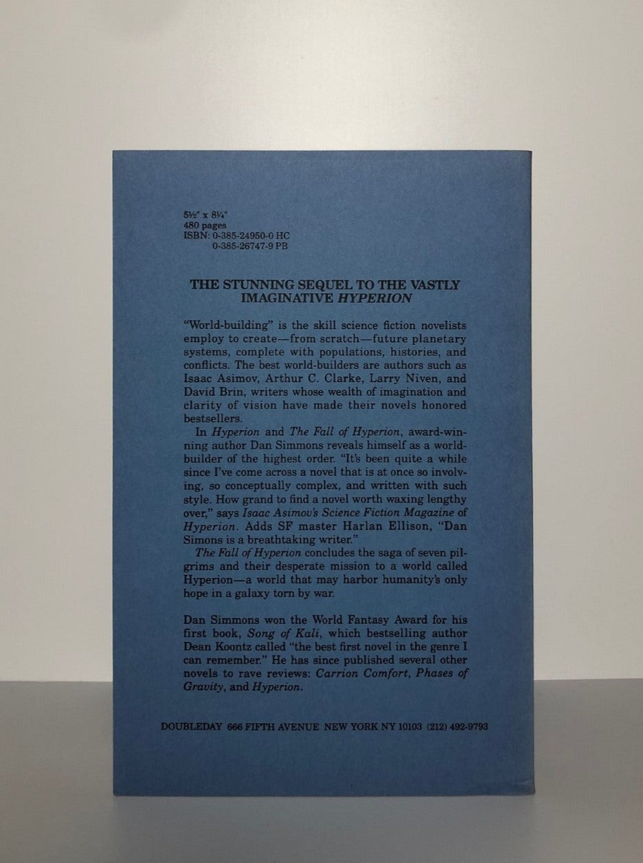 Fall of Hyperion by Dan Simmons (Uncorrected Proof, SC, NF)