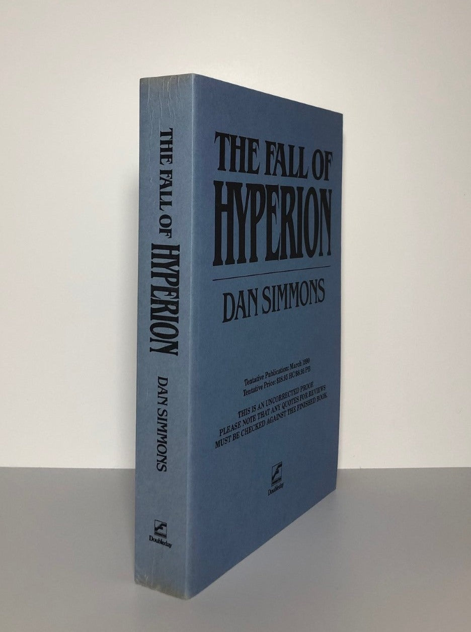 Fall of Hyperion by Dan Simmons (Uncorrected Proof, SC, NF)