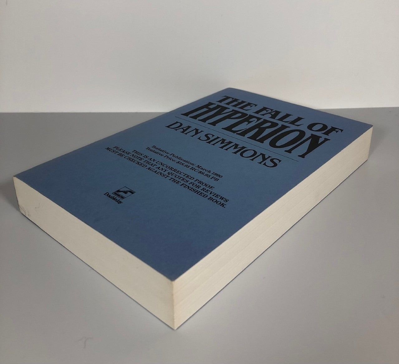 Fall of Hyperion by Dan Simmons (Uncorrected Proof, SC, NF)