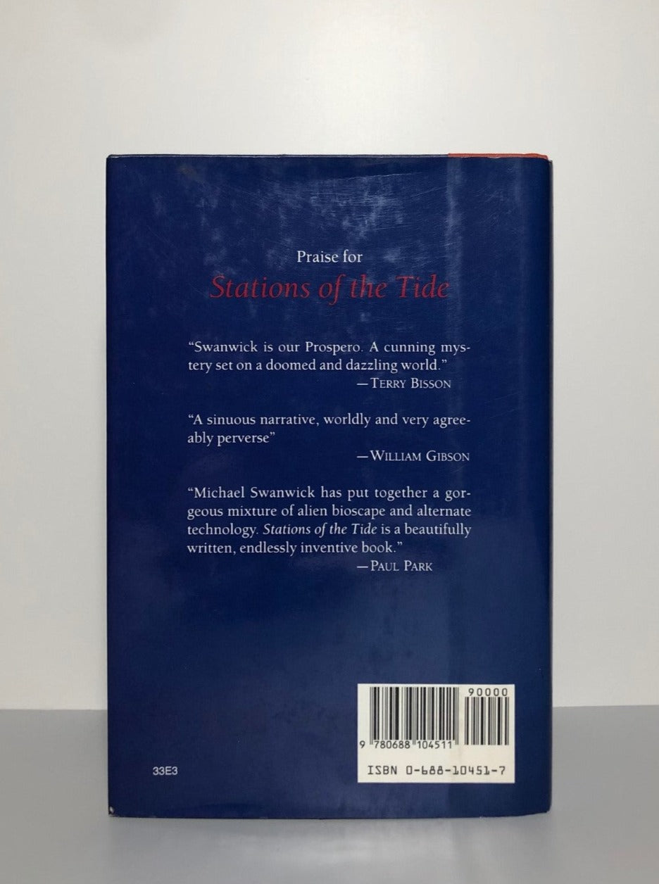 Stations of the Tide by Michael Swanwick (First Edition, First Print, HC, Signed, NF)