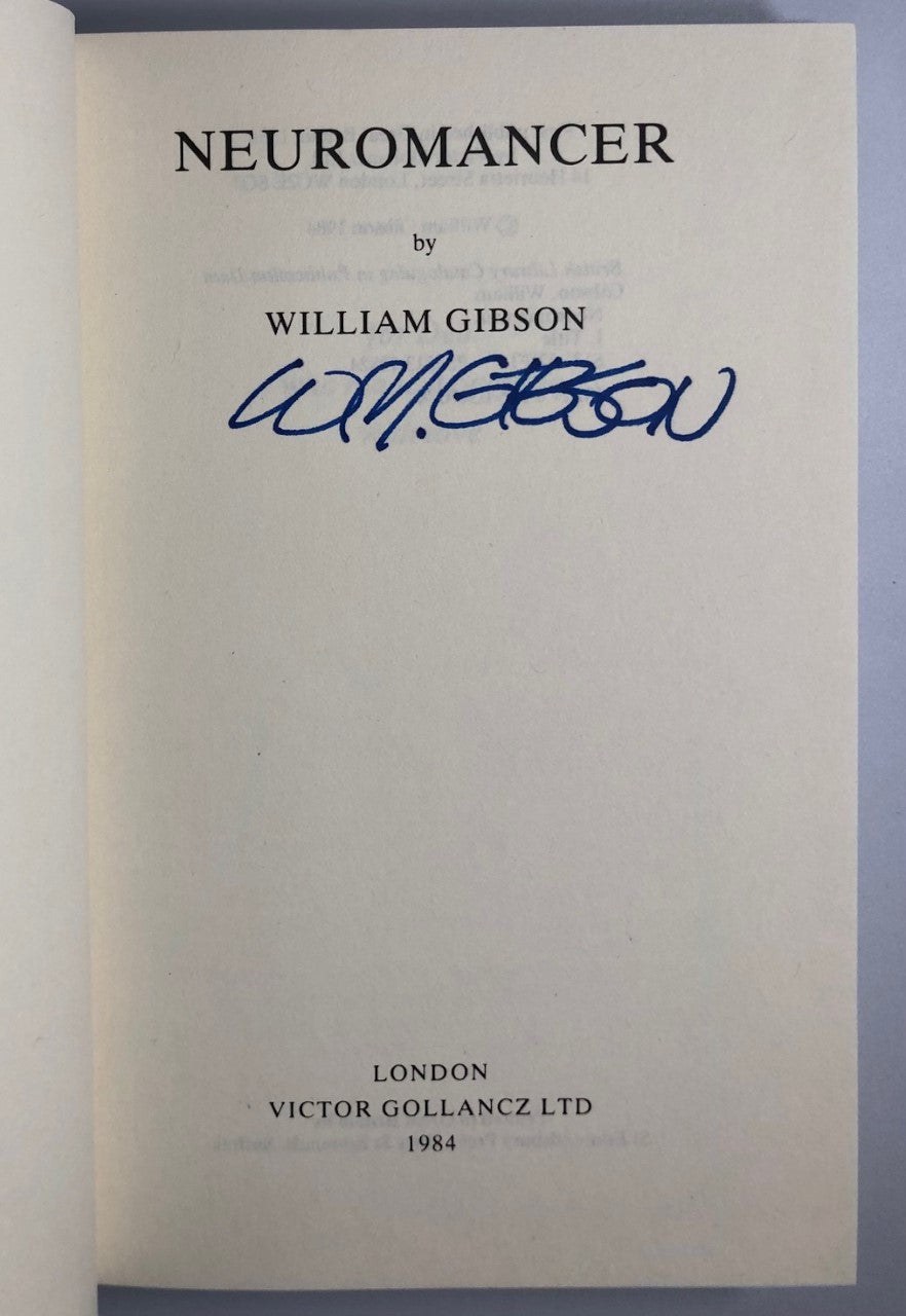 Neuromancer by William Gibson (First Edition, First Print, HC, Signed, F)