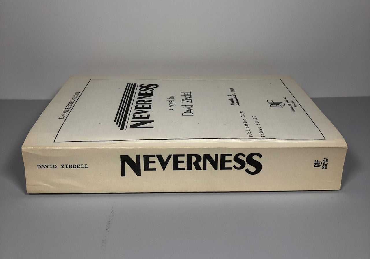 Neverness by David Zindell (Uncorrected Proof, SC, NF)