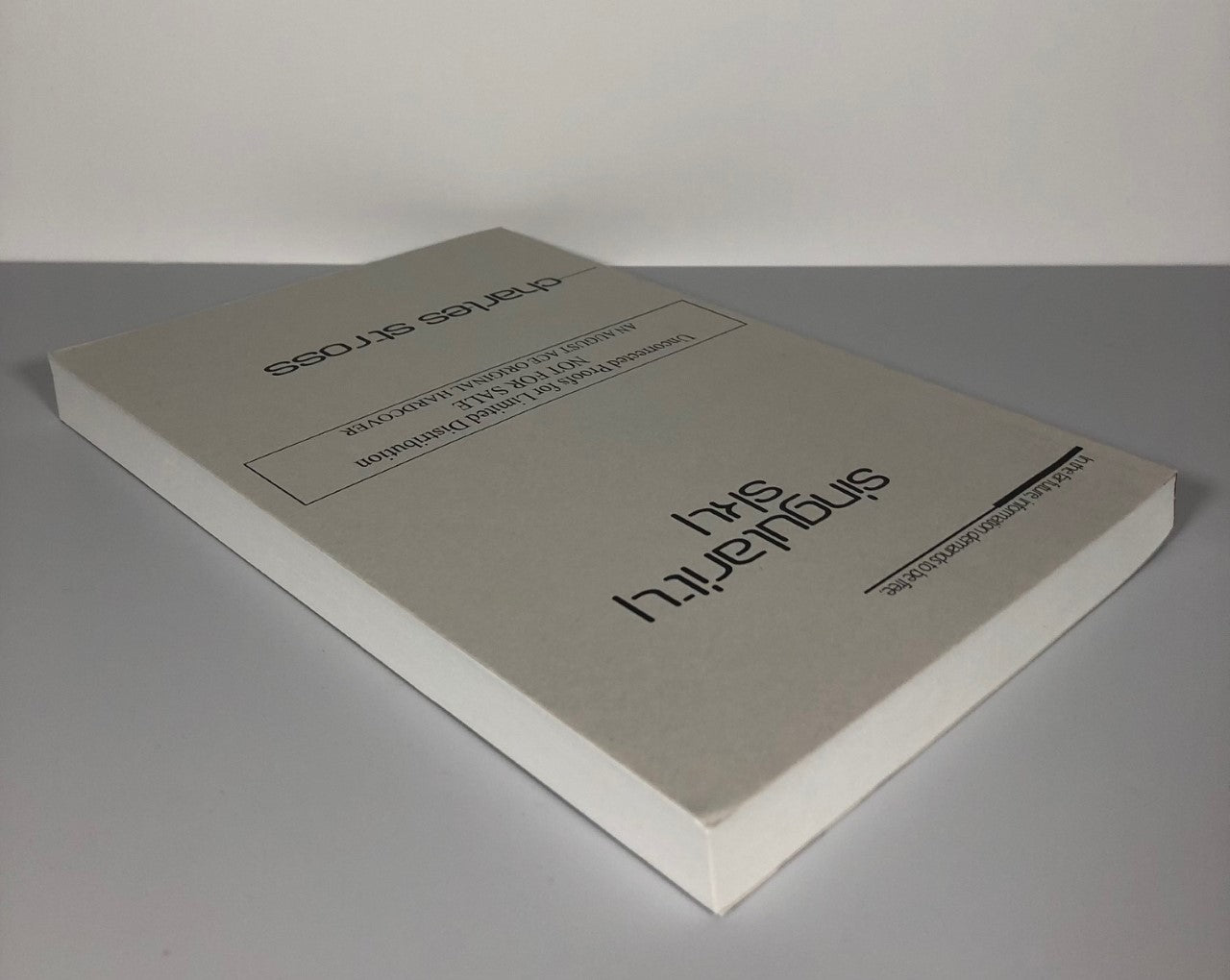 Singularity Sky by Charles Stross (Uncorrected Proof, SC, Signed, F)