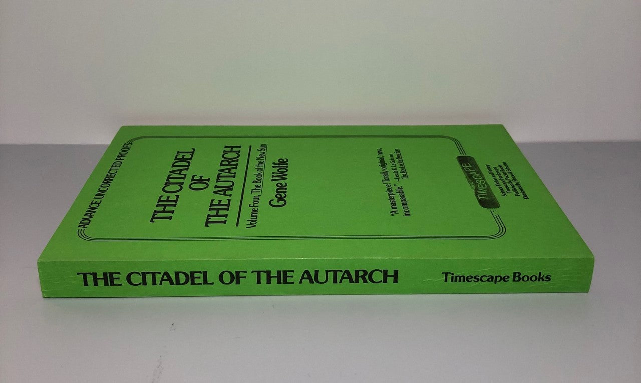 The Citadel of the Autarch by Gene Wolfe (Uncorrected Proof, SC, F)