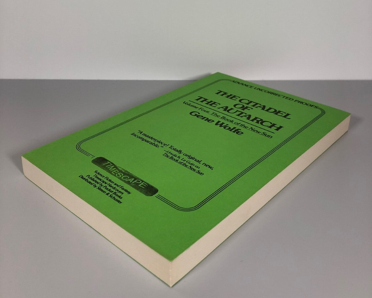 The Citadel of the Autarch by Gene Wolfe (Uncorrected Proof, SC, F)