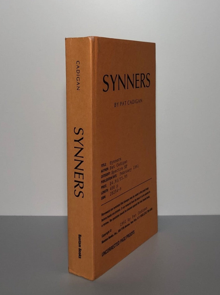 Synners by Pat Cadigan (Uncorrected Proof, SC, Signed, F)