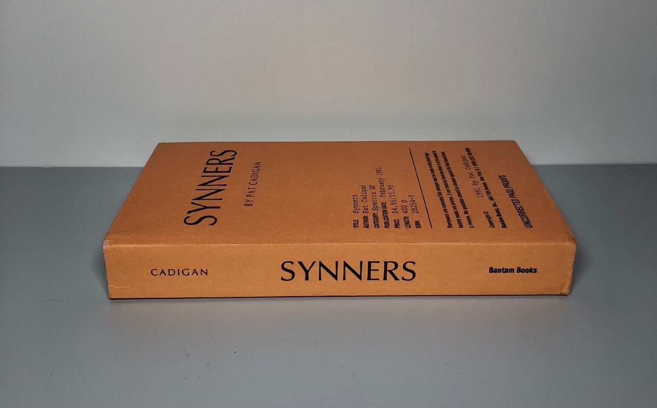 Synners by Pat Cadigan (Uncorrected Proof, SC, Signed, F)