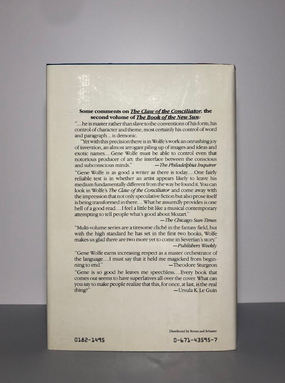 The Sword of the Lictor by Gene Wolfe (First Edition, First Print, HC, F)