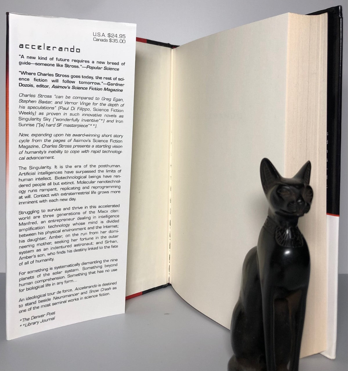 Accelerando by Charles Stross (First Edition, First Print, HC, VG)