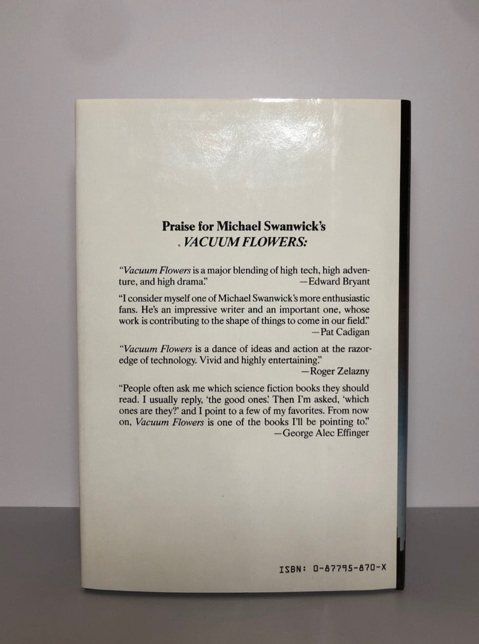 Vacuum Flowers by Michael Swanwick (First Edition, First Print, HC, Signed, F)