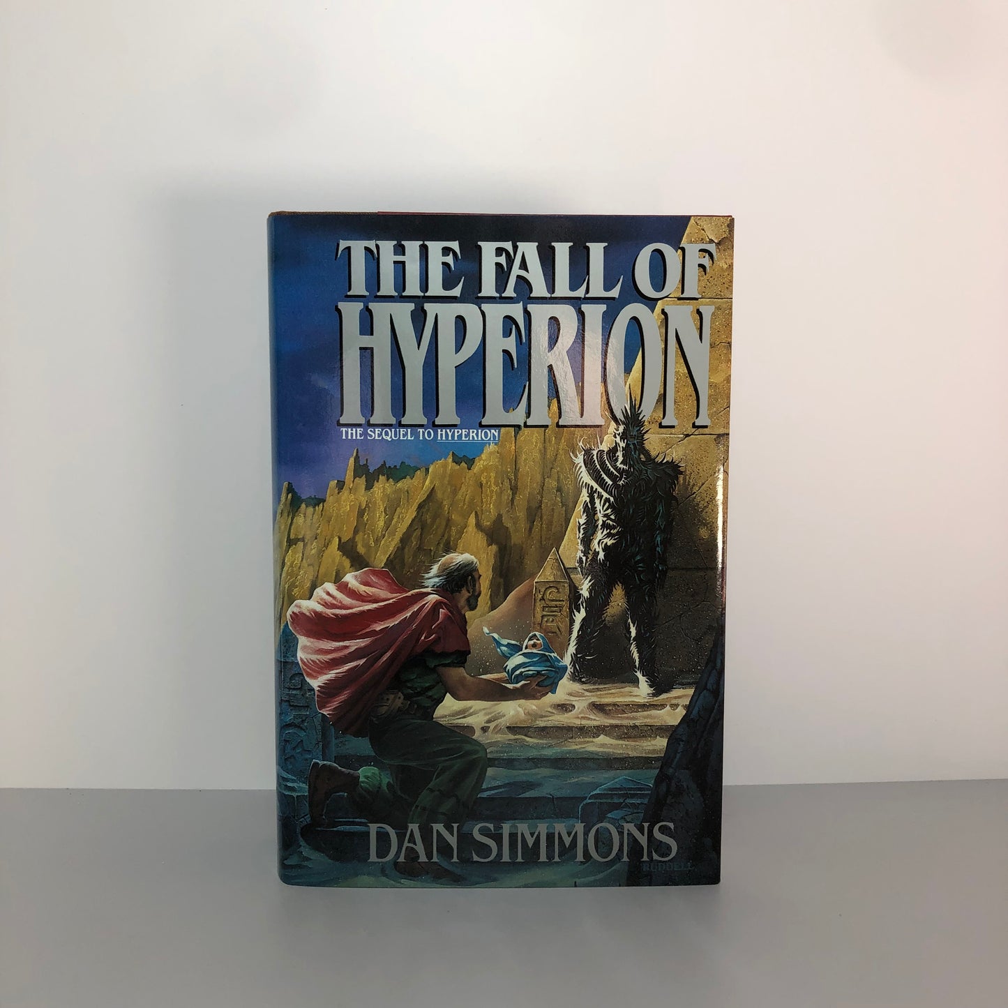 Hyperion (1989) and The Fall of Hyperion (1990) by Dan Simmons (First Edition, First Print, HC, F)