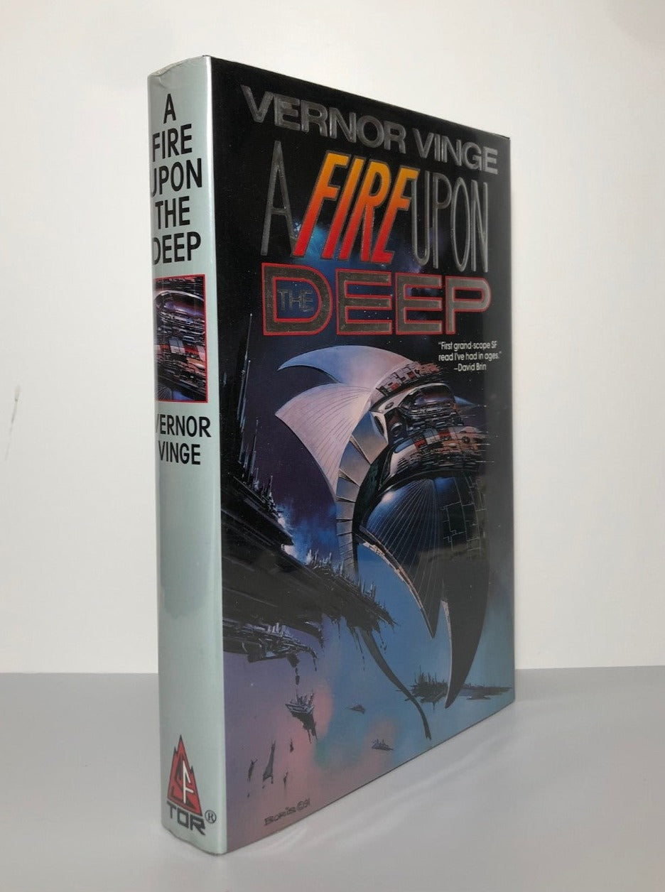 A Fire Upon The Deep - Vernor Vinge 1992, 1st Edition