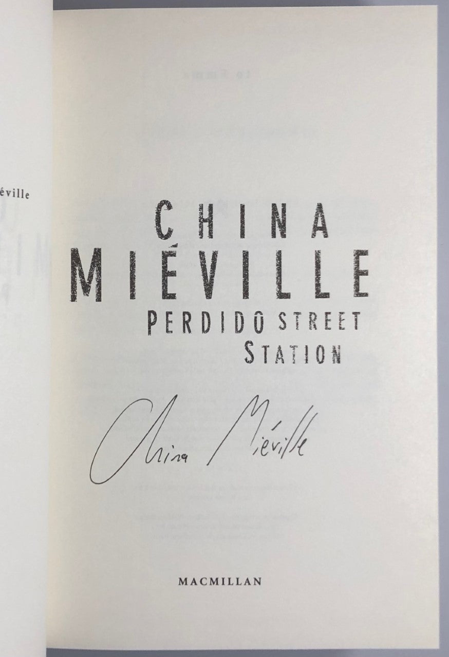 Perdido Street Station by China Mieville (First Edition, First Print, HC, Signed, NF)