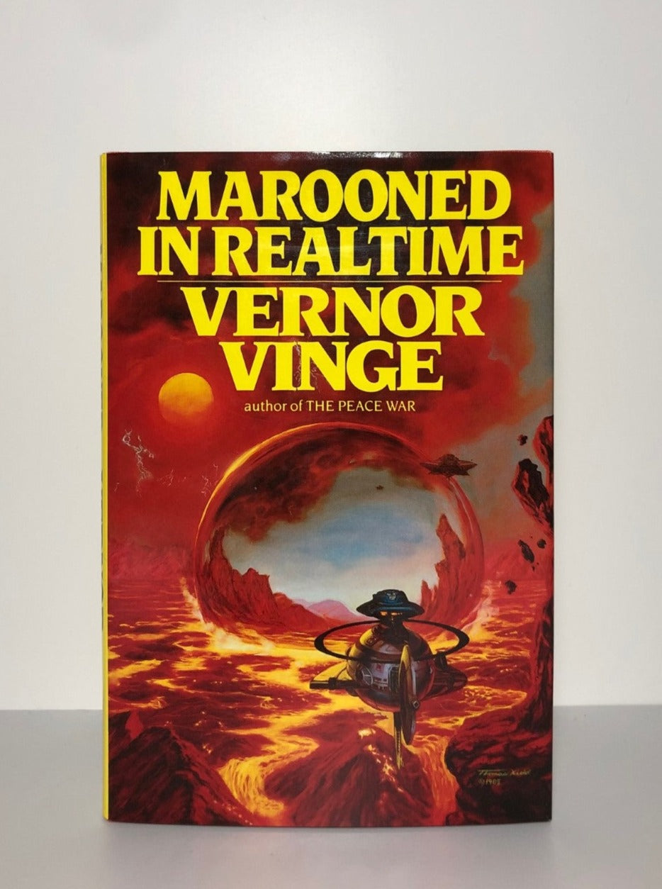 Marooned in Realtime by Vernor Vinge (First Edition, First Print, HC, F)